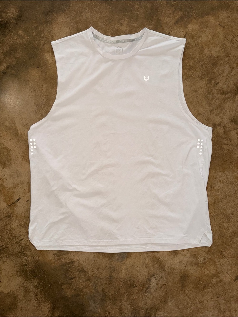 Northyard White Sleeveless Performance Training Tank 3XL